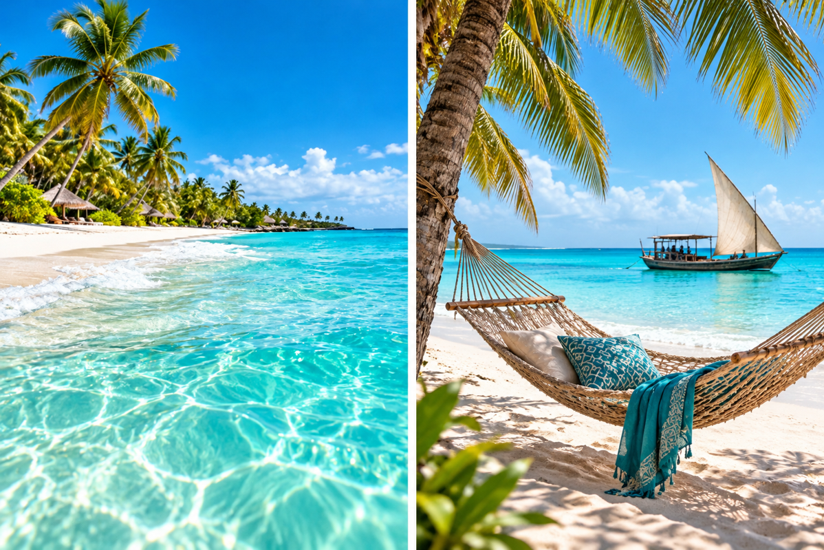 Zanzibar strand en relaxen