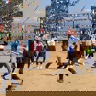 Vrijwilligerswerk Nepal community project aan het sporten