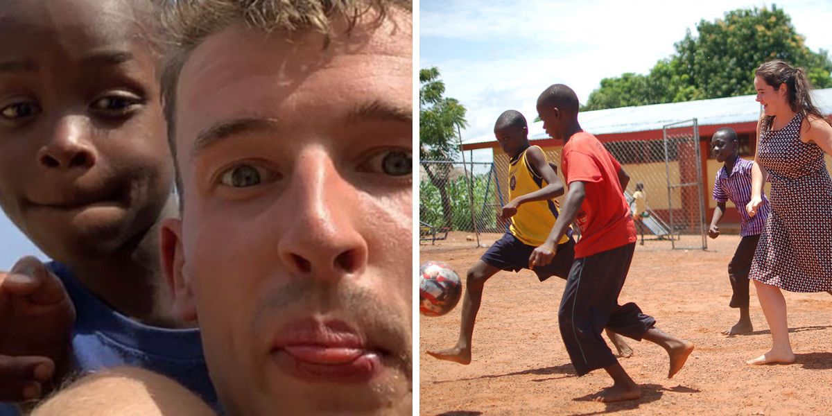 Foto van vrijwilligerswerk in Tanzania mooi