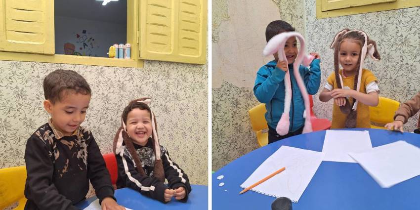 Kinderen in Marokko vrijwilligerswerk